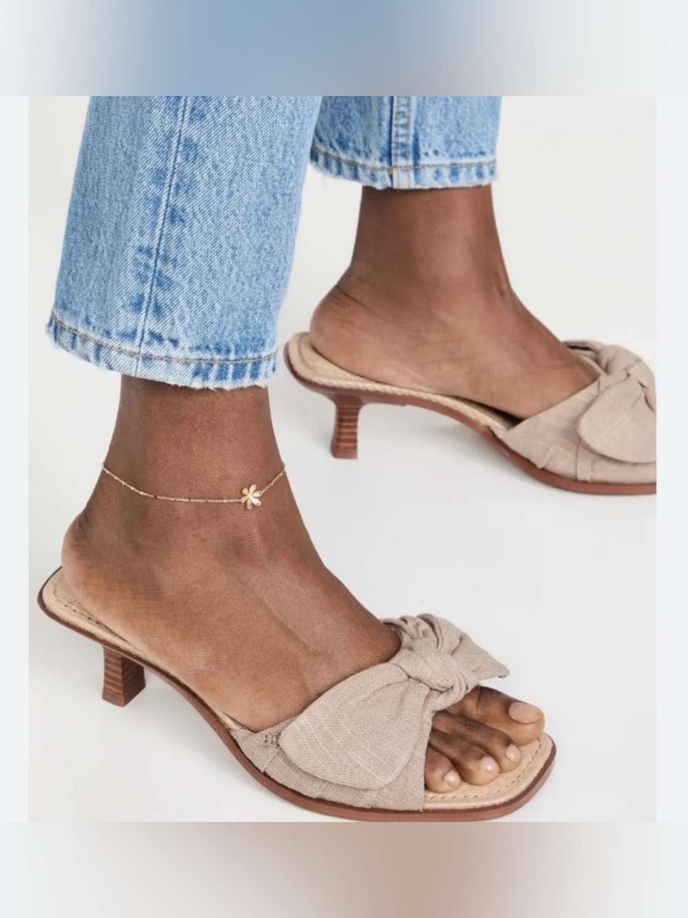 Sam Edelman Darcie Natural Kitten Heel - 7
